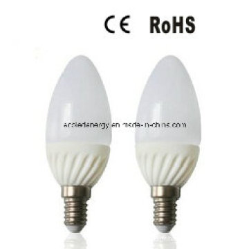 E14 4W Aluminium et plastique SMD LED Candle Light